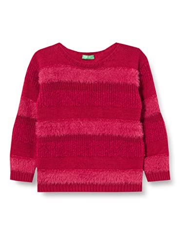 United Colors of Benetton Mädchen und Mädchen Trikot G/C M/L 1176Q1107 Pullover, Fucsia 04l, 110 cm von United Colors of Benetton