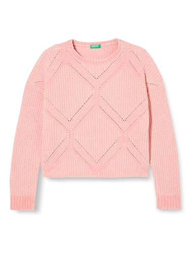 United Colors of Benetton Mädchen und Mädchen Trikot G/C M/L 13hhc103v Pullover, Rosa 03z, 170 cm von United Colors of Benetton