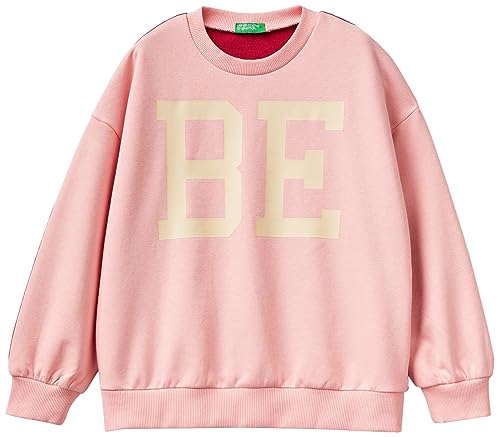 United Colors of Benetton Mädchen und Mädchen Trikot G/C M/L 32n4c10du Sweatshirt, Rosa 03z, 170 cm von United Colors of Benetton