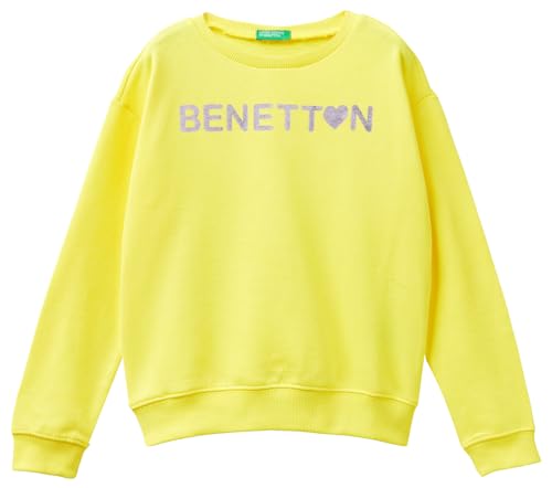 United Colors of Benetton Mädchen und Mädchen Trikot G/C M/L 3J68C10H6 Sweatshirt, Gelb 23d, 3XL von United Colors of Benetton