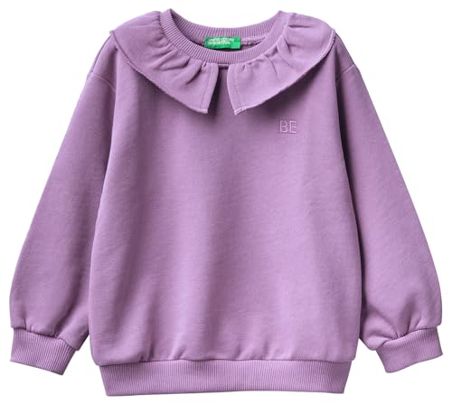 United Colors of Benetton Mädchen und Mädchen Trikot G/C M/L 3J68G10Aw Sweatshirt, Lilla 34v, 3 Jahre von United Colors of Benetton