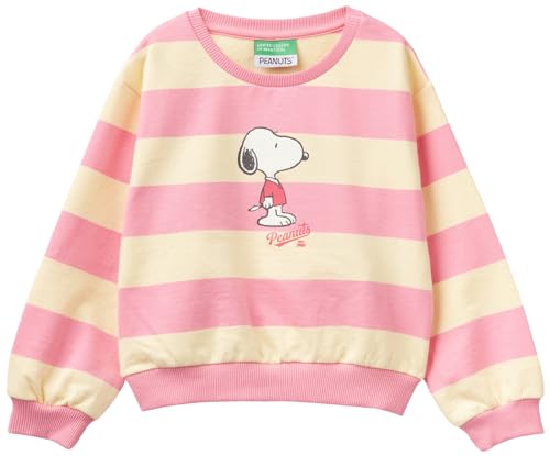 United Colors of Benetton Mädchen und Mädchen Trikot G/C M/L 3t77G10ey Sweatshirt, Mehrfarbig, 104 cm von United Colors of Benetton