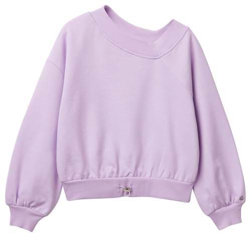 United Colors of Benetton Mädchen und Mädchen Trikot M/L 33nvC400B Kapuzenpullover, violett, 150 cm von United Colors of Benetton