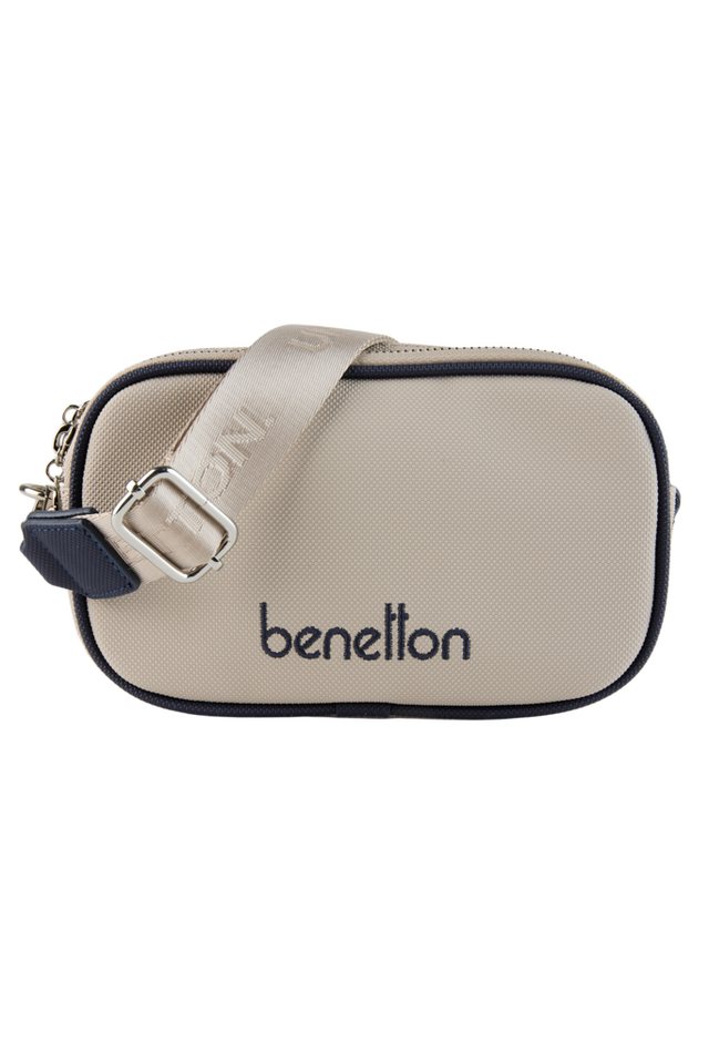 United Colors of Benetton Umhängetasche Damen Tasche – City Bag – Crossbody – Schultertasche Unifarben (mit abnehmbarem Schultergurt), Leder Optik – vielseitig - ideal für Alltag, Reisen, Büro & Freizeit von United Colors of Benetton