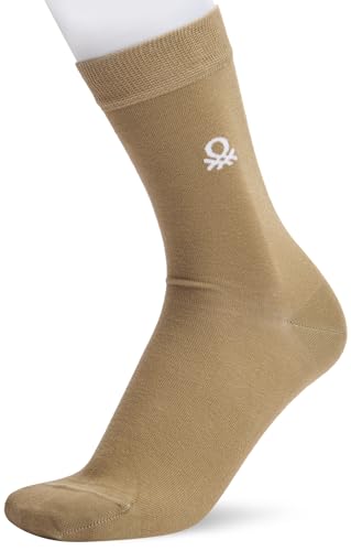 United Colors of Benetton Unisex 2 Paar 6ao32702b Socken, Armeegrün 902, L von United Colors of Benetton