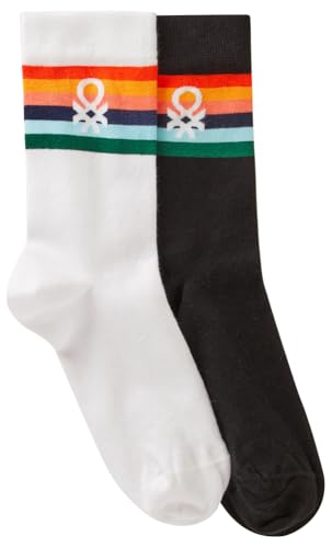 United Colors of Benetton Unisex 2 Paar 6ao32702e Socken, Mehrfarbig, L United Colors of Benetton Unisex 2 Paar 6ao32702e Socken, Mehrfarbig, L von United Colors of Benetton