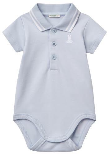 United Colors of Benetton Unisex Baby Body M/M 3cdiab00m Strampler für Jungen und Mädchen, blau, 56 cm United Colors of Benetton Unisex Baby Body M/M 3cdiab00m Strampler für Jungen und Mädchen, blau, 56 cm von United Colors of Benetton