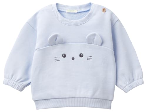 United Colors of Benetton Unisex Baby Maglia G/C M/L 3J70A1058 Hooded Sweatshirt, Blu, 56 cm United Colors of Benetton Unisex Baby Maglia G/C M/L 3J70A1058 Hooded Sweatshirt, Blu, 56 cm von United Colors of Benetton