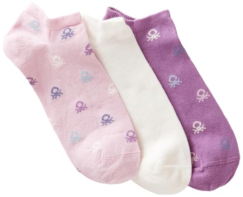 United Colors of Benetton Unisex Calzini3 Paia 6ao527032 socken, Mehrfarbig, S von United Colors of Benetton