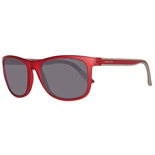 United Colors of Benetton Unisex-Erwachsene BE982S05 Sonnenbrille, Rot (Red), 55 von United Colors of Benetton