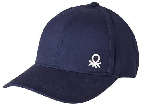 United Colors of Benetton Unisex Kinder Cappello C/Visiera 6yctca01y Winter-Zubehör-Set, blau, S von United Colors of Benetton