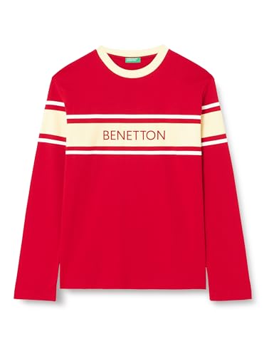 United Colors of Benetton Unisex Kinder M/L 3bl0c10dx T-Shirt, Rosso 0v3, 130, 130 cm von United Colors of Benetton