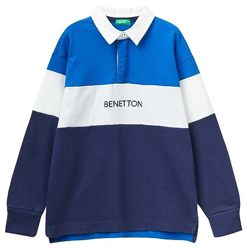 United Colors of Benetton Unisex Kinder Poloshirt M/L 32hjc300y Polohemd, Bluette 36u, S von United Colors of Benetton