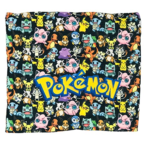 United Essentials Pokemon Halswärmer Halstuch Kinder Kinder Kragen Wärmer Hals Bandanas Taschentücher Schal für kaltes Wetter von United Essentials