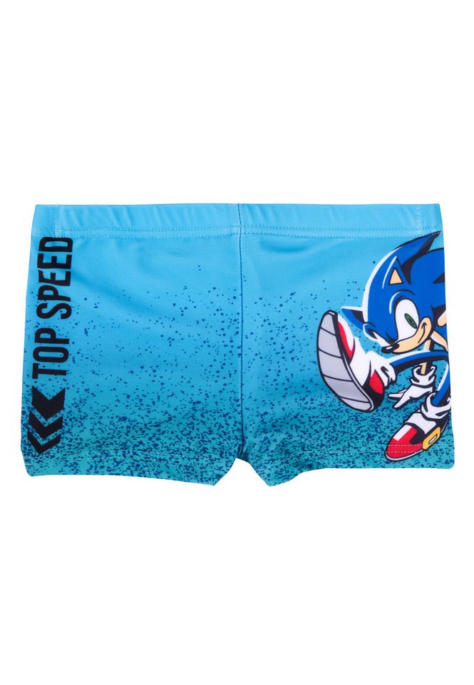 United Labels® Badehose Sonic The Hedgehog Badehose für Jungen - Schwimmhose Hose Blau von United Labels®
