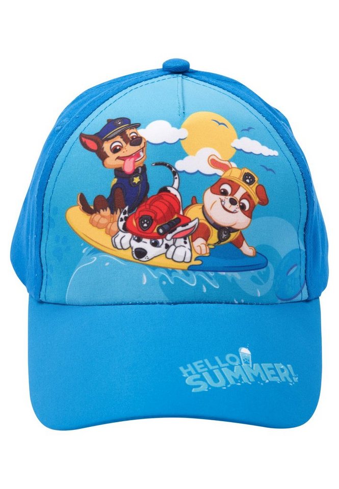 United Labels® Baseball Cap Paw Patrol - Hello Summer - Chase, Marshall & Rubble,verstellbar von United Labels®