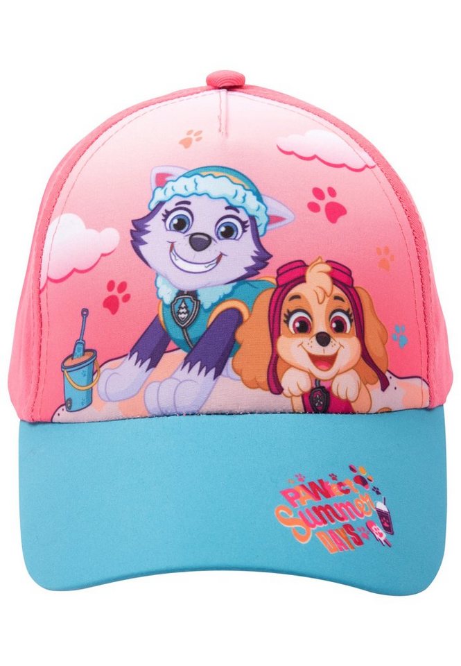 United Labels® Baseball Cap Paw Patrol Kappe Mädchen Kinder Cap Basecap Baseballkappe Rosa/Blau von United Labels®