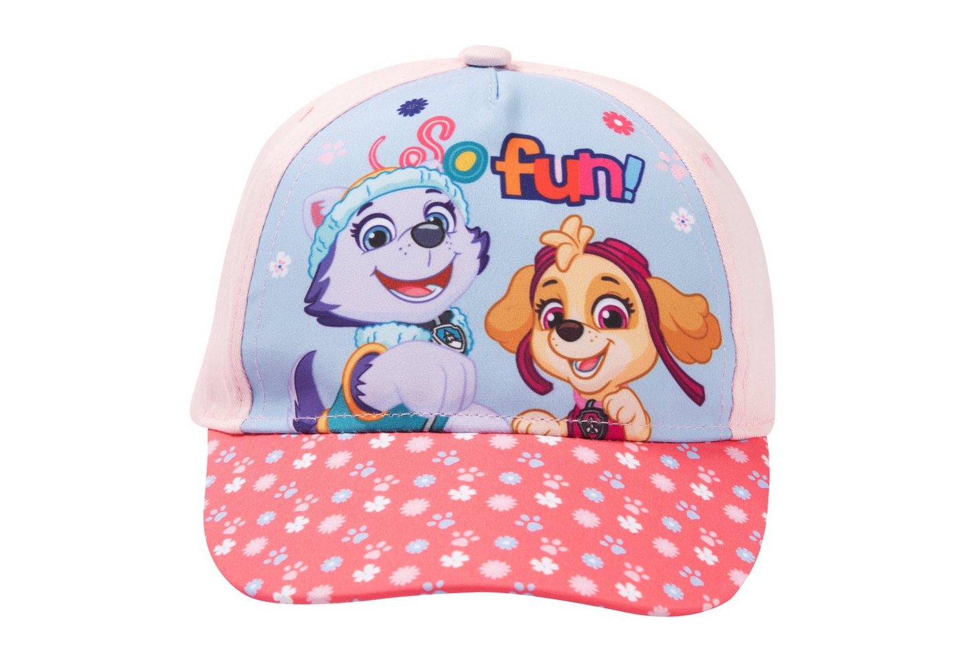 United Labels® Baseball Cap Paw Patrol Kappe für Mädchen Skye & Everest - So fun! Rosa/Pink von United Labels®