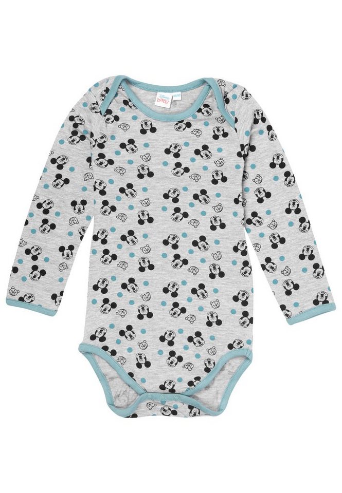 United Labels® Body Disney Mickey Mouse Baby Body Langarm von United Labels®