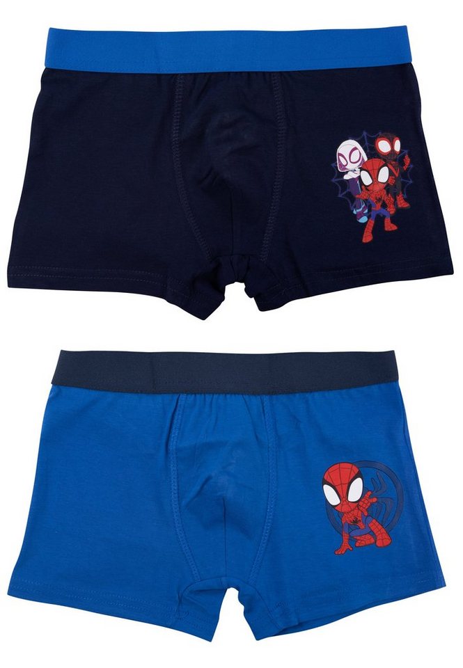 United Labels® Boxershorts Marvel - Spiderman - Go web Go, 2er-Pack von United Labels®