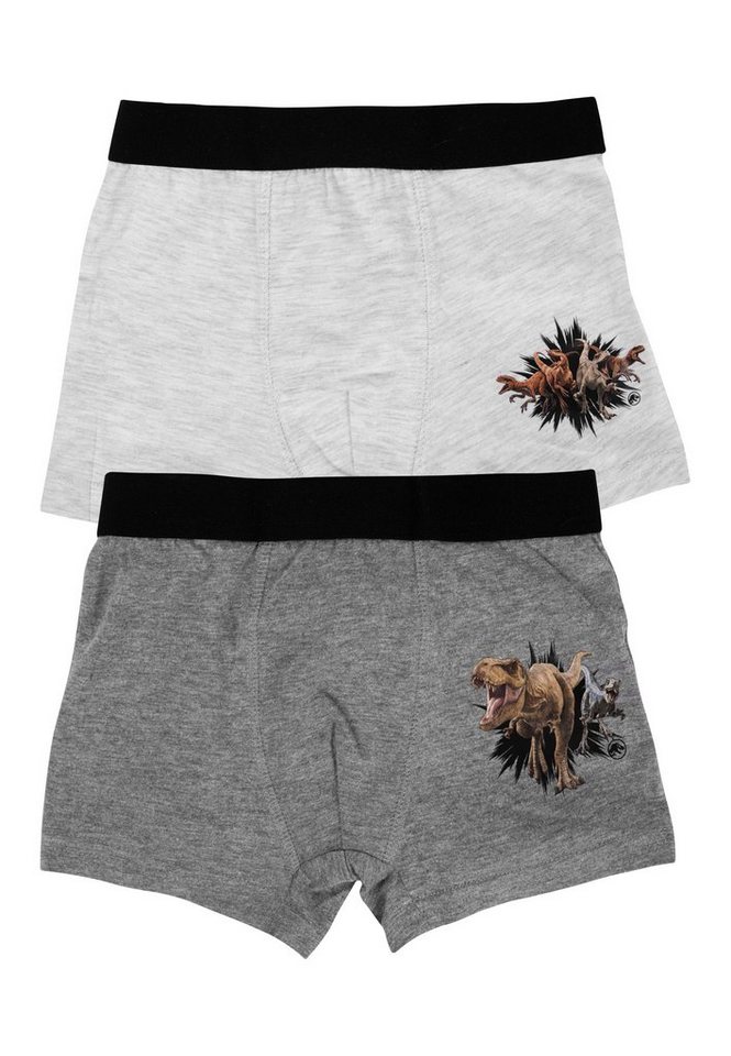 United Labels® Boxershorts Jurassic World - Rex & Raptor, 2er-Pack von United Labels®