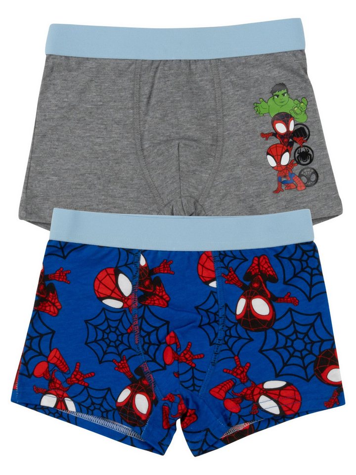 United Labels® Boxershorts Marvel Spiderman Boxershorts Spidey Unterhose Boxer (2er Pack) von United Labels®