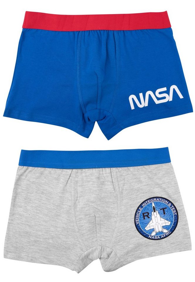 United Labels® Boxershorts NASA - Logo & Wappen, 2er-Pack von United Labels®