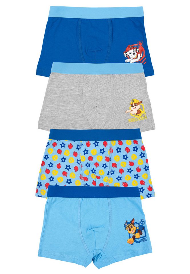 United Labels® Boxershorts Paw Patrol Boxershorts Jungen Unterwäsche Unterhose Boxer (4er Pack) von United Labels®