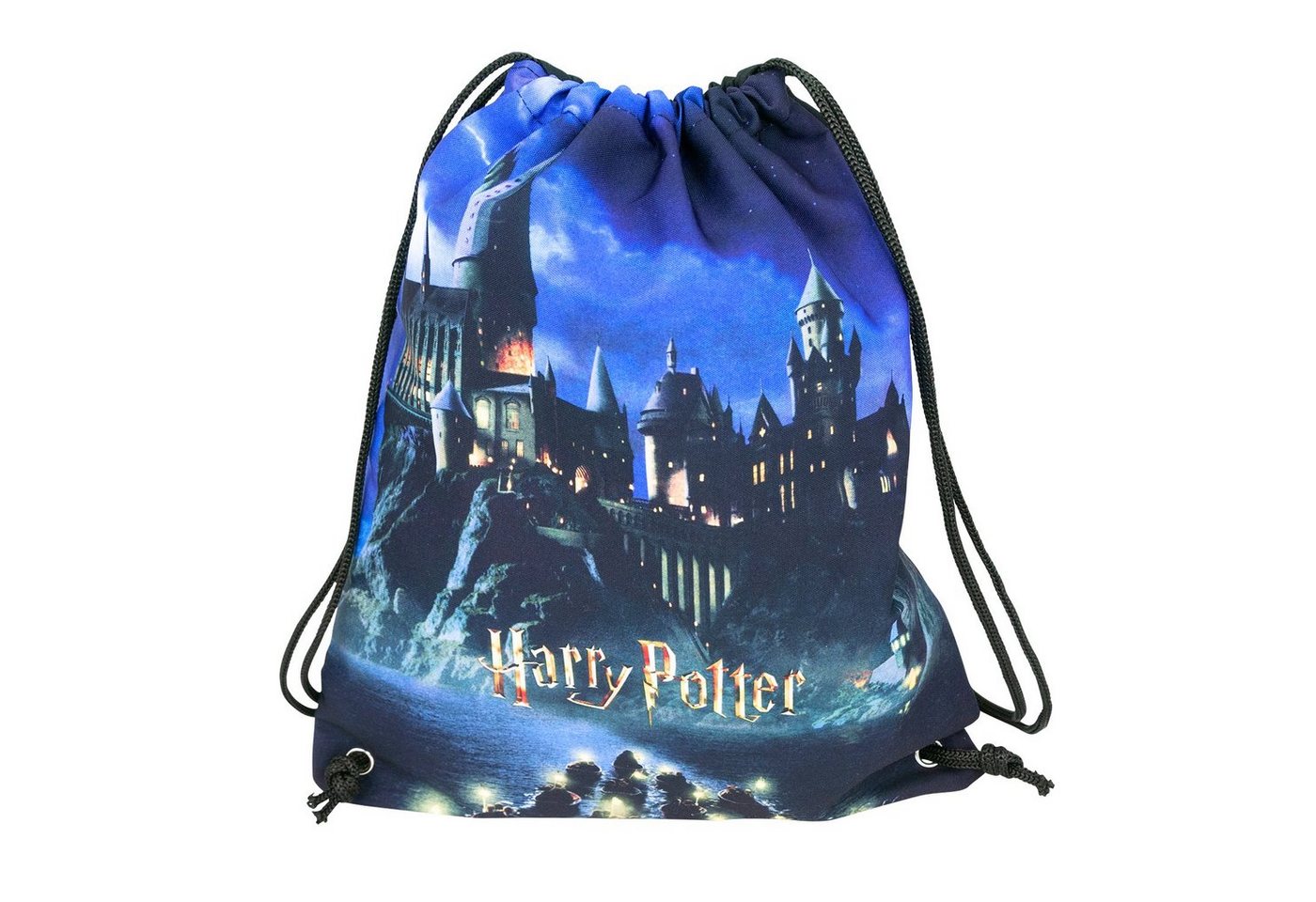 United Labels® Gymbag Harry Potter Turnbeutel - Hogwarts Sportbeutel mit Kordelzug Stoffbeutel 40 x 35 cm von United Labels®