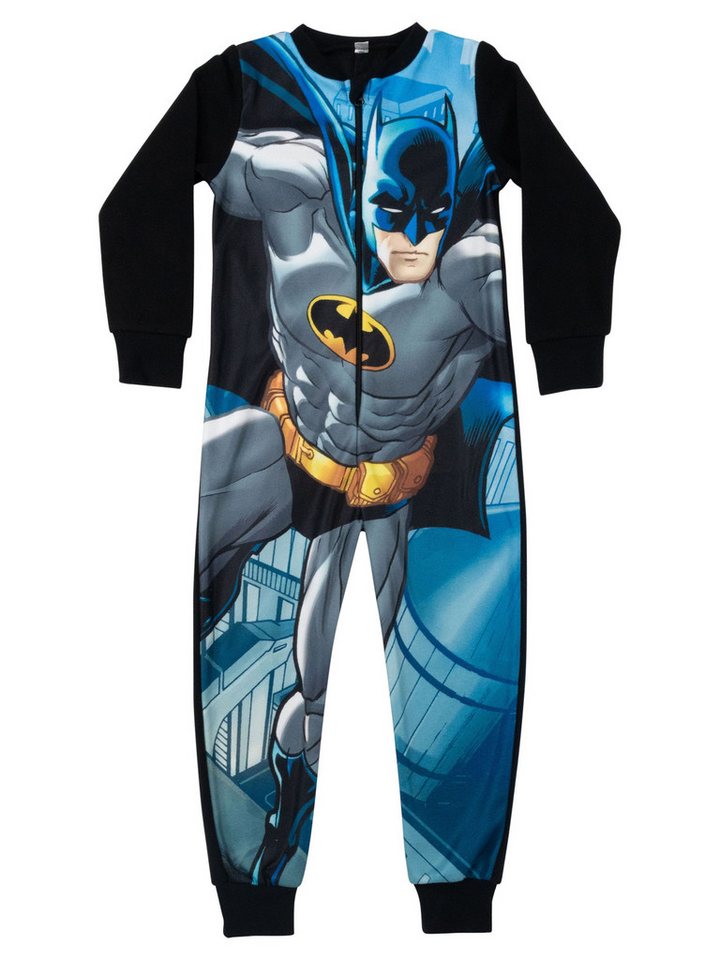 United Labels® Jumpsuit DC Comics Batman Jumpsuit Overall Pyjama Schlafanzug langarm von United Labels®