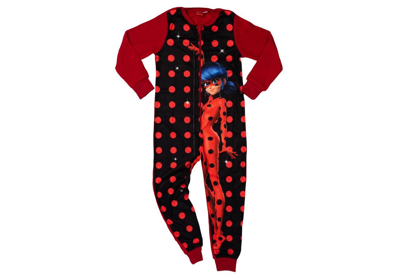 United Labels® Jumpsuit Miraculous Jumpsuit für Mädchen Rot/Schwarz von United Labels®