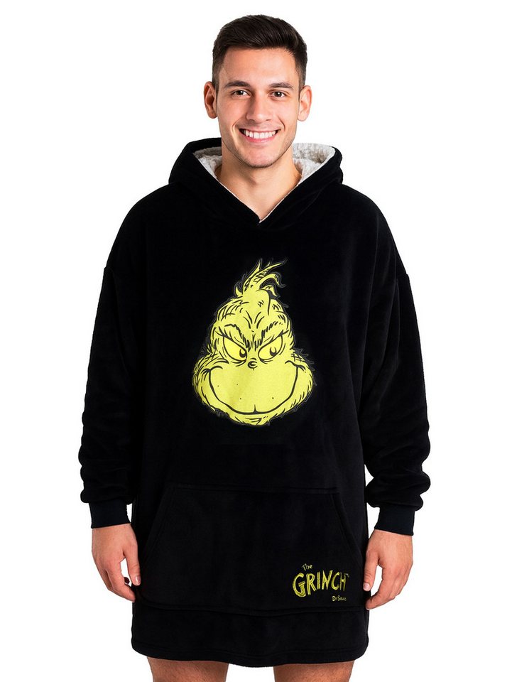 United Labels® Kapuzenpullover Grinch Oversize Cozy Hoodie Übergroße Flauschiger Kuschelpullover von United Labels®