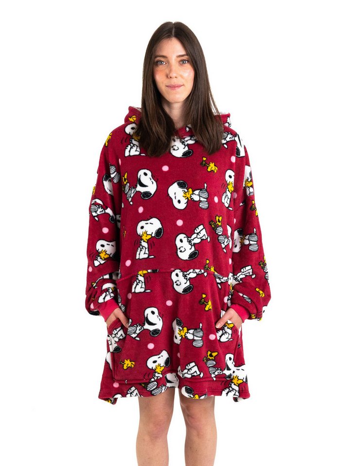 United Labels® Kapuzenpullover The Peanuts Snoopy Oversize Cozy Hoodie Übergroße Kuschelpullover von United Labels®