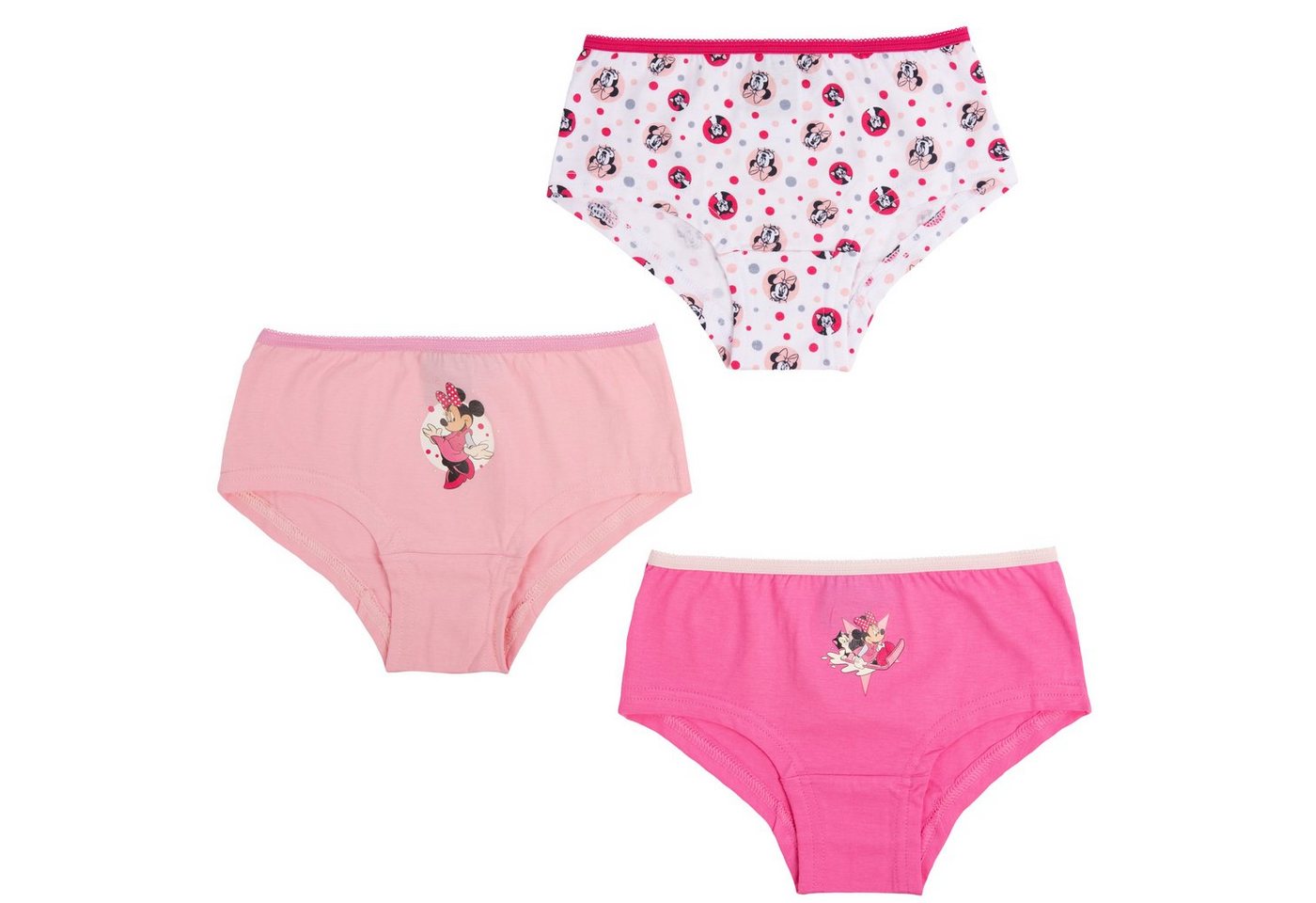 United Labels® Panty Disney Minnie Mouse Panty für Mädchen Bunt (3er Pack) von United Labels®