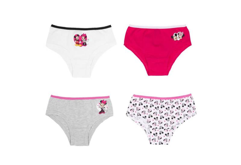 United Labels® Panty Disney Minnie Mouse Panty für Mädchen Bunt (4er Pack) von United Labels®