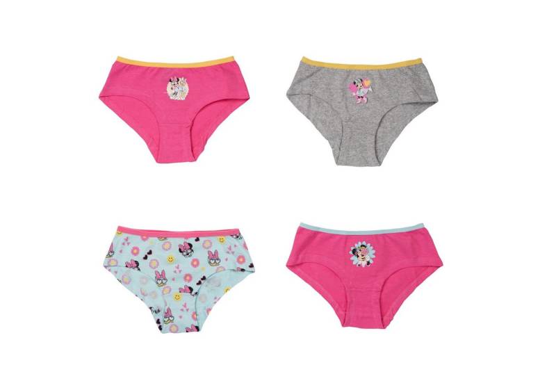 United Labels® Panty Disney Minnie Mouse Panty für Mädchen Bunt (4er Pack) von United Labels®