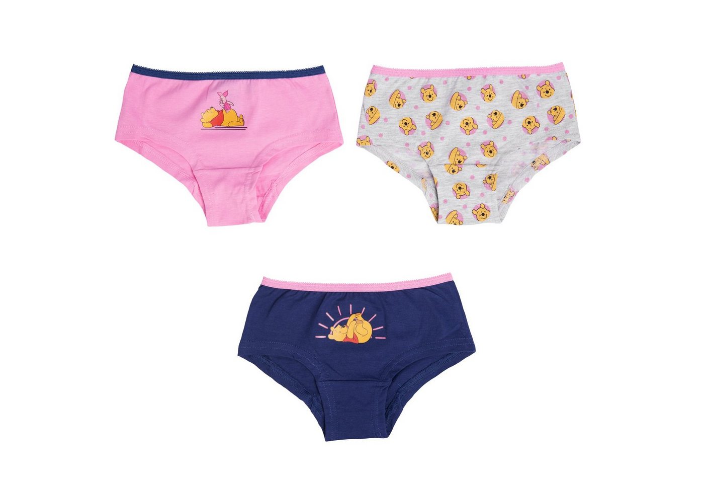 United Labels® Panty Disney Winnie Puuh Panty für Mädchen Bunt (3er Pack) von United Labels®