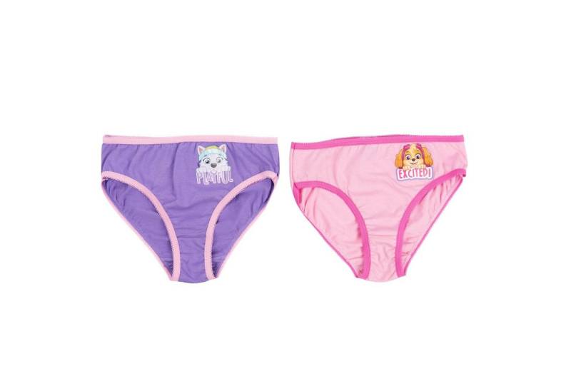 United Labels® Panty Paw Patrol Unterhose für Mädchen Unterwäsche Lila/Rosa (2er Pack) von United Labels®