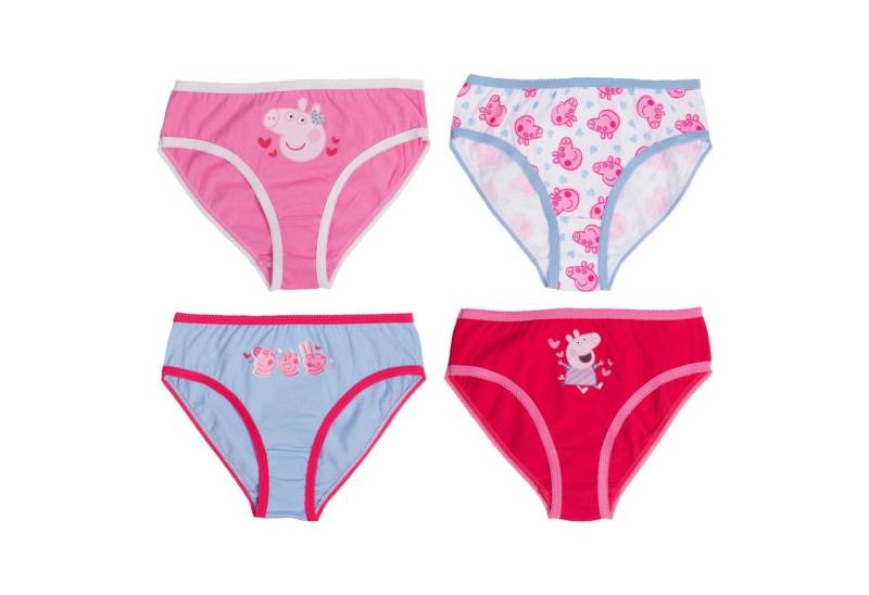 United Labels® Panty Peppa Wutz Panty für Mädchen Kinder Slip Unterhose (4er Pack) von United Labels®