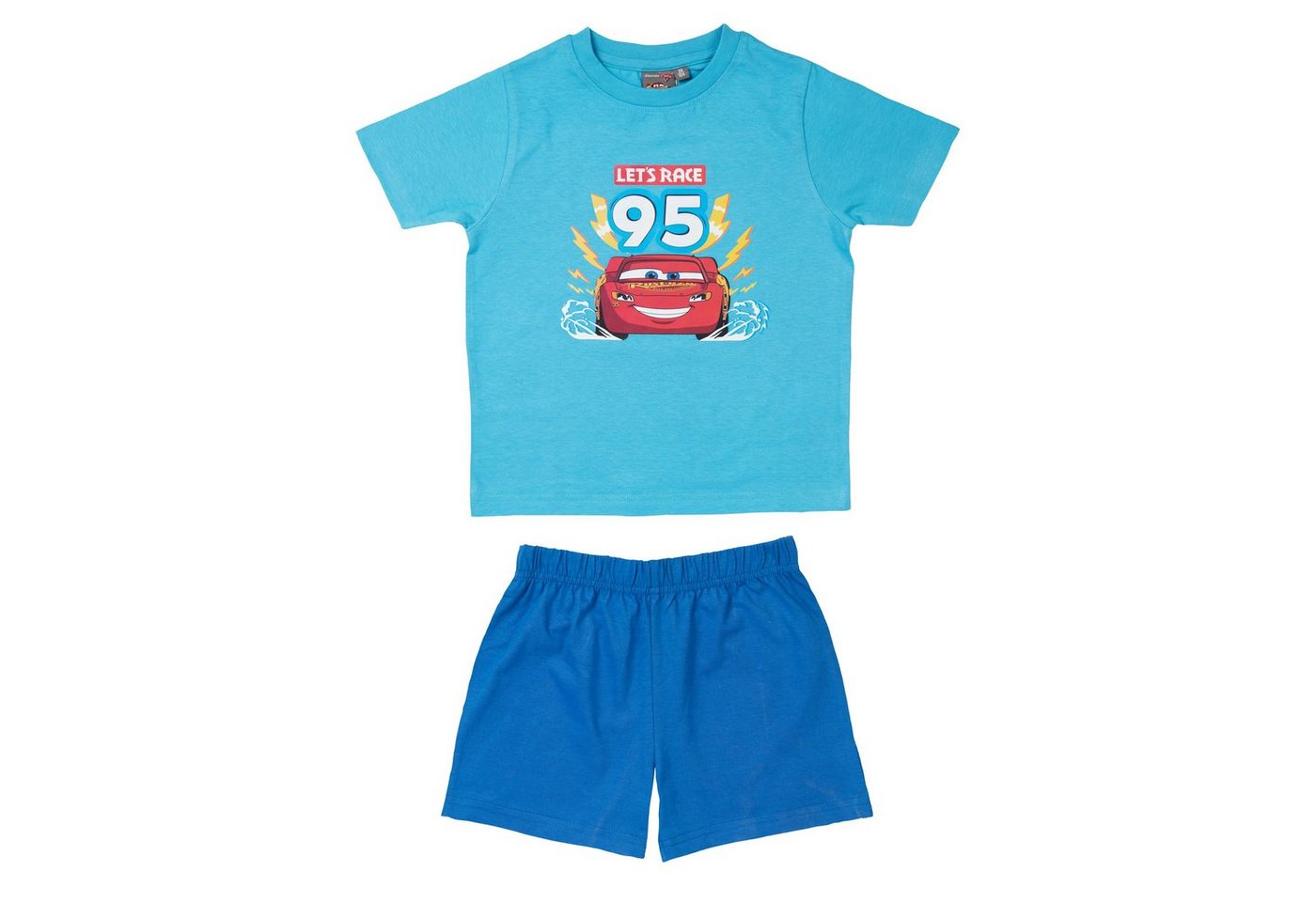 United Labels® Schlafanzug Disney Cars Schlafanzug für Jungen - Lightning McQueen Blau von United Labels®