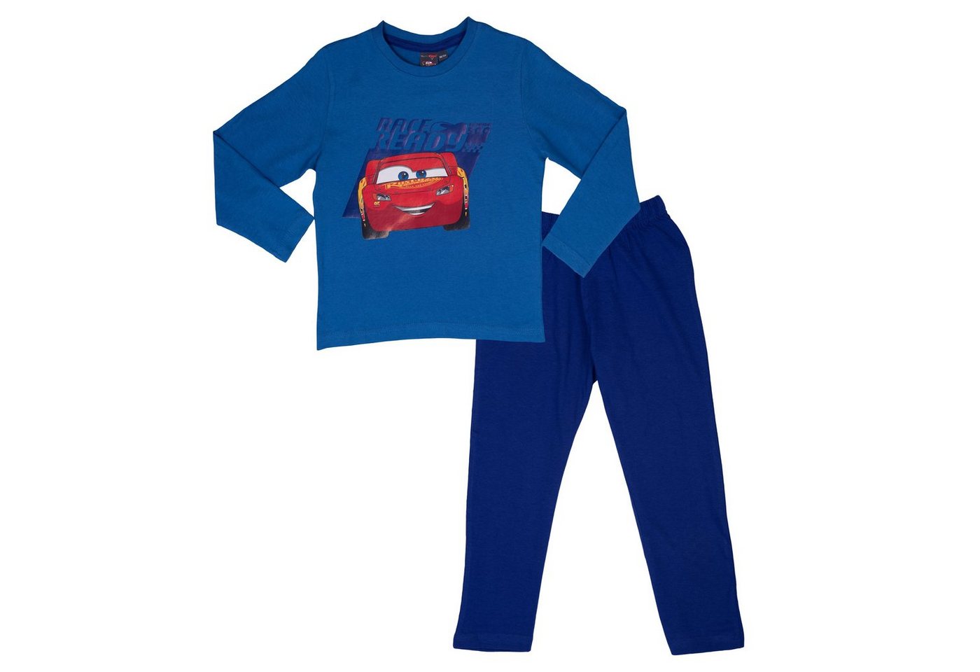 United Labels® Schlafanzug Disney Cars Schlafanzug für Jungen - Race Ready - Blau von United Labels®