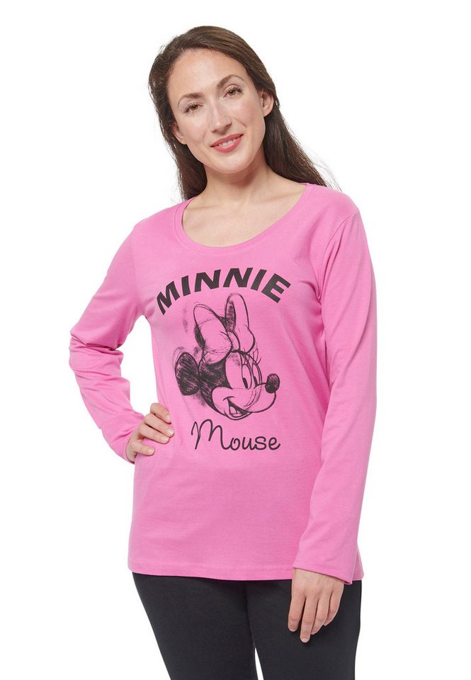United Labels® Schlafanzug Disney - Minnie Mouse - Oberteil mit Hose von United Labels®