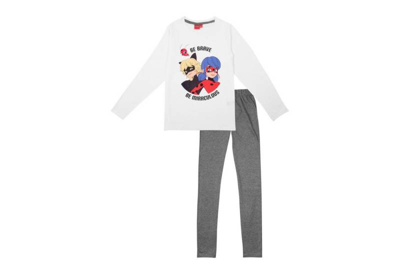 United Labels® Schlafanzug MIRACULOUS LADY BUG Kinder Lizenz Schlafanzug LANG für Mädchen Gr. 1 von United Labels®