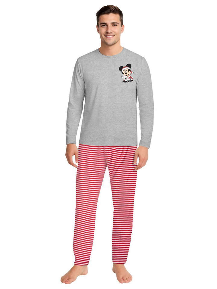 United Labels® Schlafanzug Disney - Mickey Mouse - XMAS Christmas - Ringel, Set von United Labels®