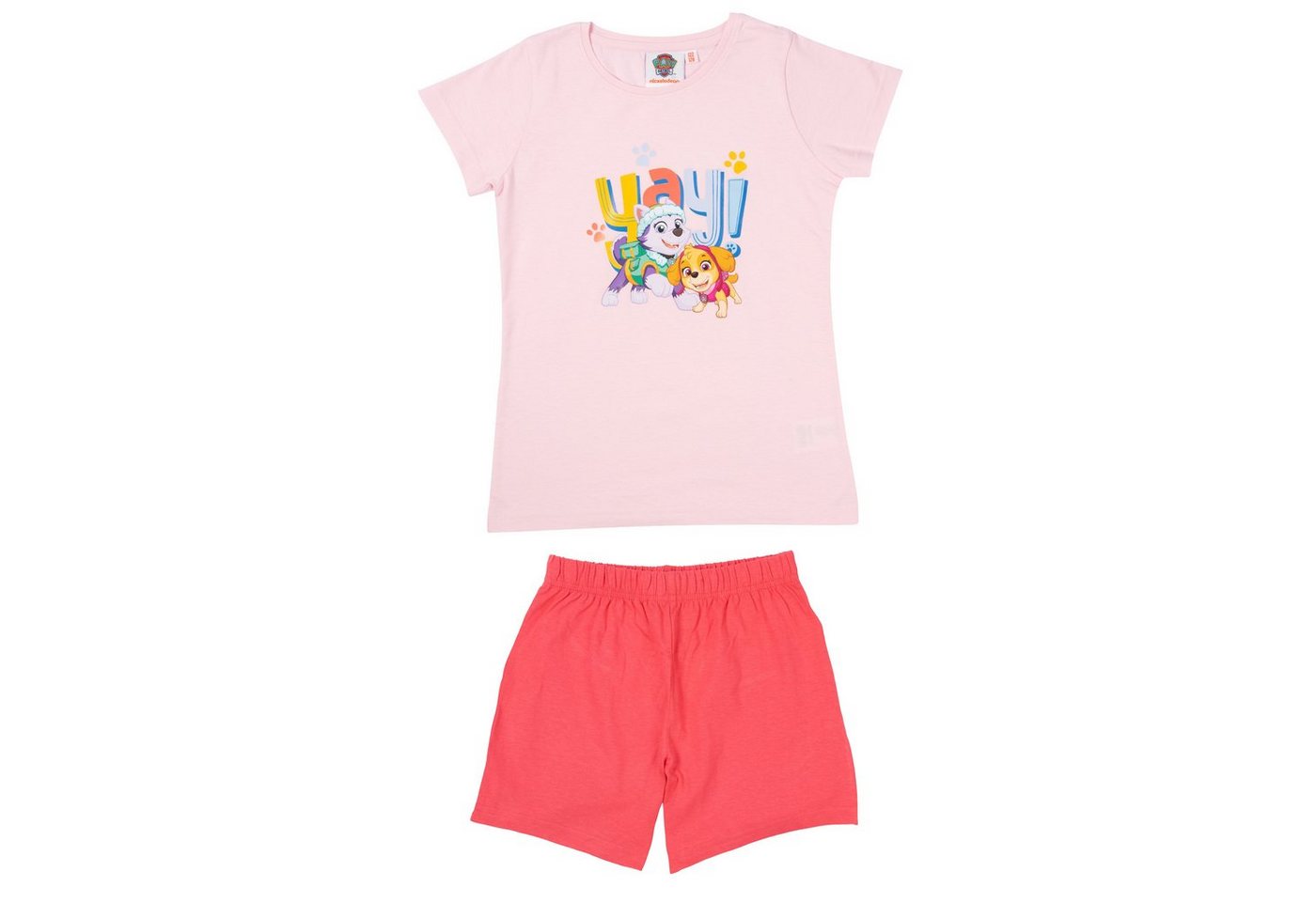 United Labels® Schlafanzug Paw Patrol Schlafanzug für Mädchen - Skye & Everest Rosa/Pink von United Labels®