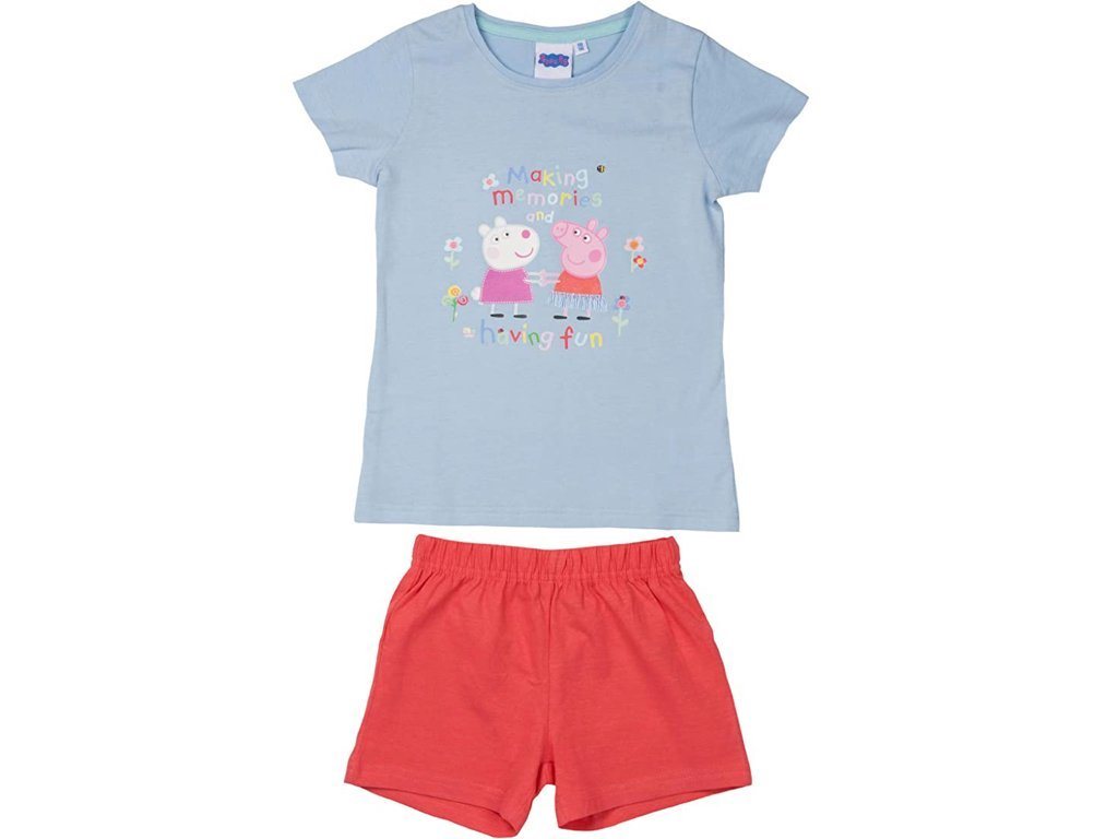 United Labels® Schlafanzug Peppa Wutz Schlafanzug für Mädchen – Making memories and having fun von United Labels®