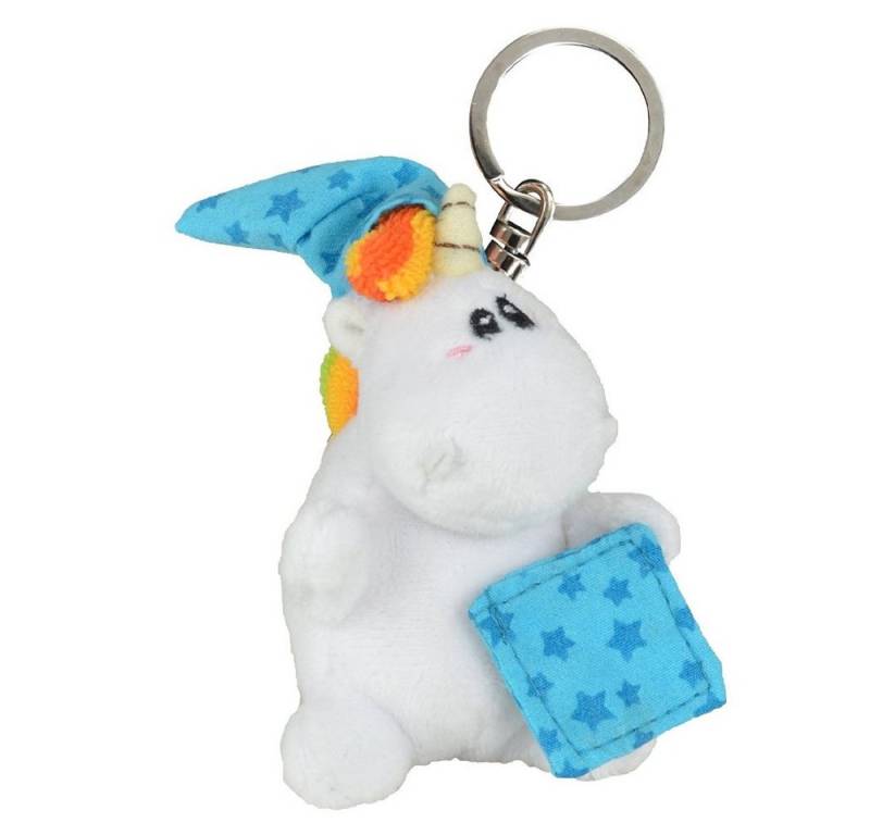 United Labels® Schlüsselanhänger Schlafpummel Plüsch (7 cm) - Pummeleinhorn von United Labels®