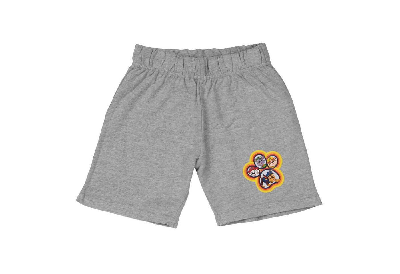 United Labels® Shorts Paw Patrol Shorts für Jungen - Chase, Marshall, Rubble & Rocky Grau von United Labels®
