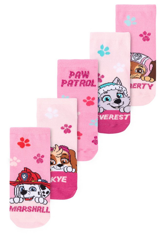 United Labels® Socken Paw Patrol Socken Skye Everest Sneaker Kindersocken Söckchen 5er Pack von United Labels®