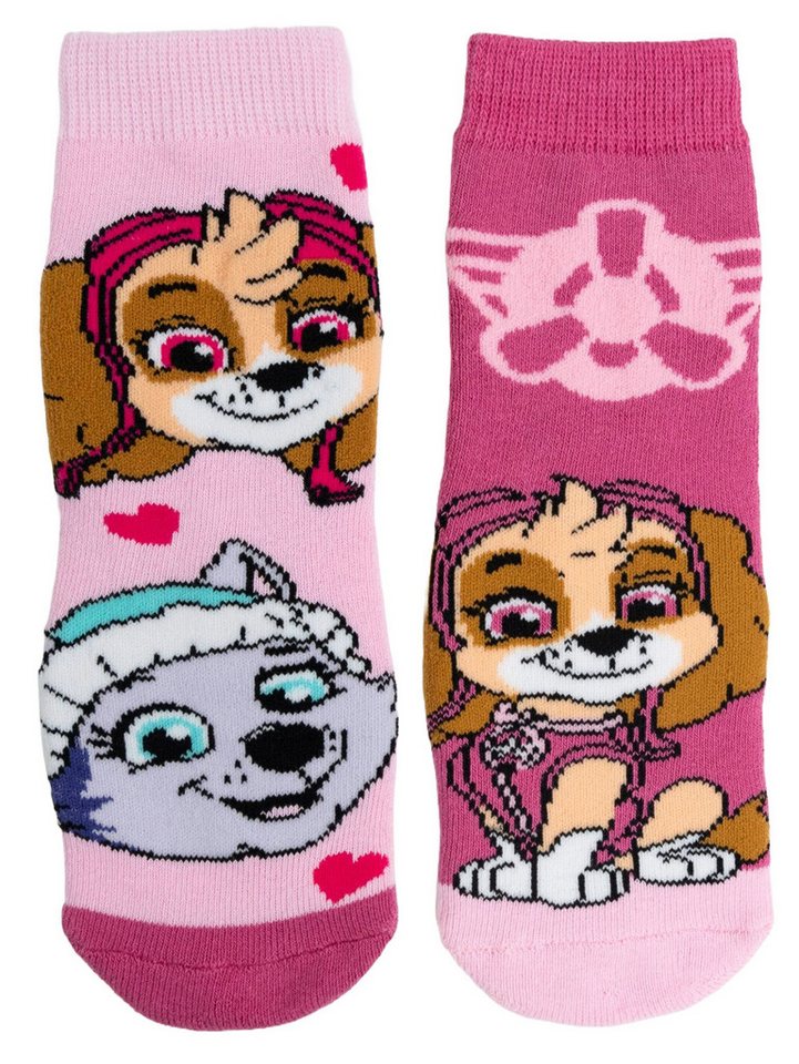 United Labels® Socken Paw Patrol Socken Skye & Everest Kindersocken Söckchen (2er Pack) von United Labels®